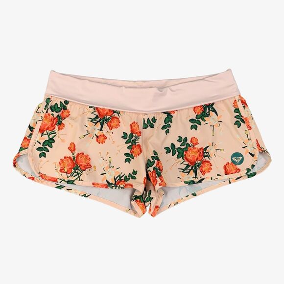 Roxy Shorts Womens XS Extra Large Rosy Floral Endless Summer Fold Over Booty - Picture 1 of 13